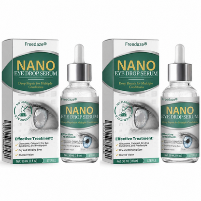 👩‍⚕️Freedaze® Nano Eye Drops Serum ✅FDA Approved(Suitable for presbyopia, dry eye syndrome, glaucoma, and cataracts) 🌷