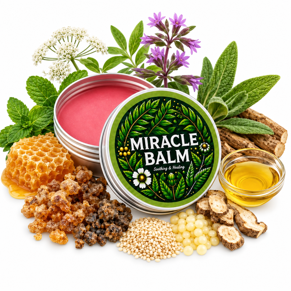 Natural Botanical Balm | Fast Cooling Relief for Sore Muscles & Stiff Joints 💚