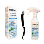 FREEDAZE Bathroom Cleaner Foam Spray 400ml box packaging with cleaning brush