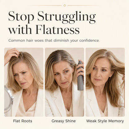✨ Instant Hair Volume Spray | Light Hold, Sweet Peach Scent for Fuller Hair