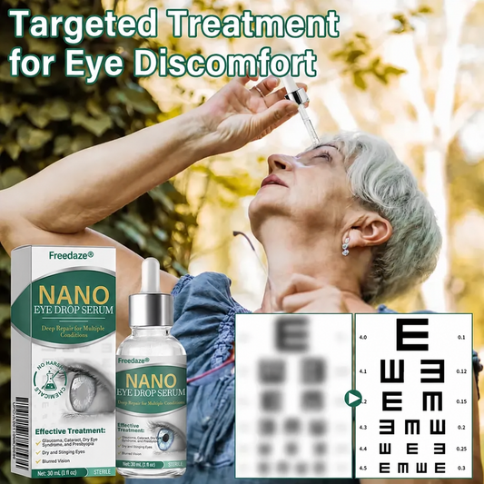 👩‍⚕️Freedaze® Nano Eye Drops Serum ✅FDA Approved(Suitable for presbyopia, dry eye syndrome, glaucoma, and cataracts) 🌷