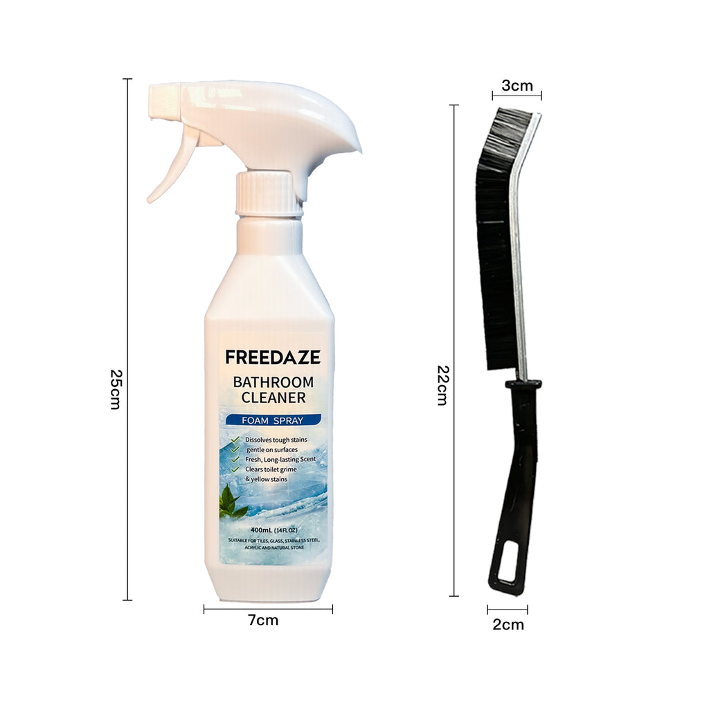 FREEDAZE Bathroom Cleaner spray bottle with foam nozzle