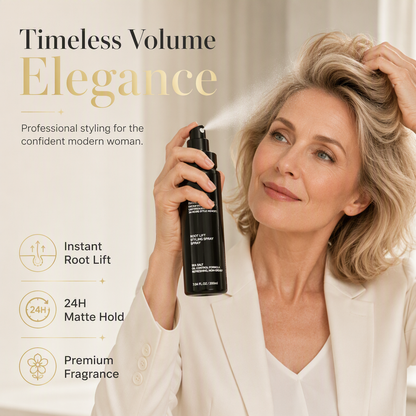 ✨ Instant Hair Volume Spray | Light Hold, Sweet Peach Scent for Fuller Hair