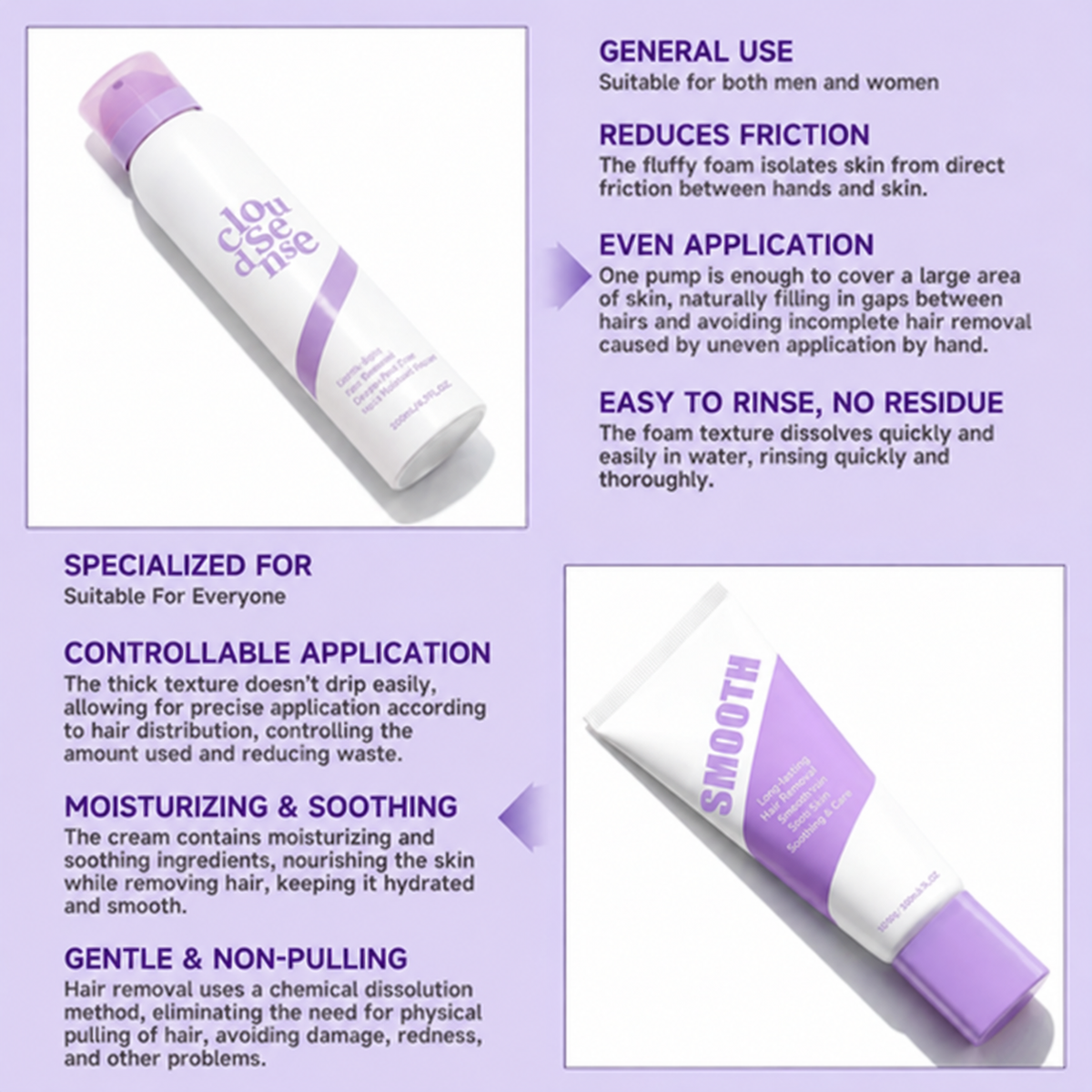 Pain-Free Hair RemovalMousse🎀