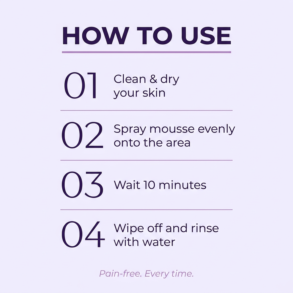 Pain-Free Hair RemovalMousse🎀