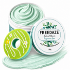 Freedaze Natural All Purpose Cleaning Paste – Shell Powder & Coconut Oil, No Added Fragrance, with Donut Sponge