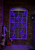 Glowing LED Bat Stickers 🦇 Instant Spooky Halloween Home Decor