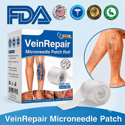 VeinRepair Microneedle Patch Roll 🦵✨ Comfortable Daily Care for Smoother, Refreshed-Looking Legs