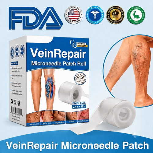 VeinRepair Microneedle Patch Roll 🦵✨ Comfortable Daily Care for Smoother, Refreshed-Looking Legs