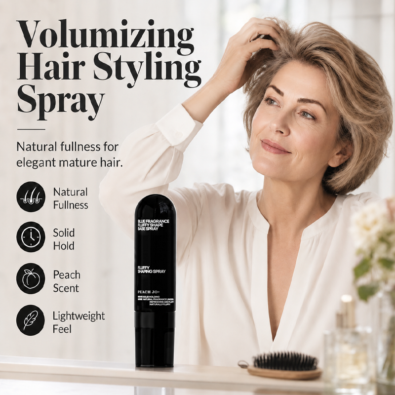 ✨ Instant Hair Volume Spray | Light Hold, Sweet Peach Scent for Fuller Hair