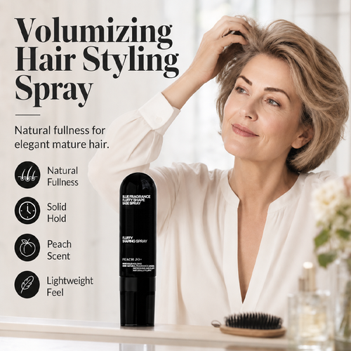 ✨ Instant Hair Volume Spray | Light Hold, Sweet Peach Scent for Fuller Hair